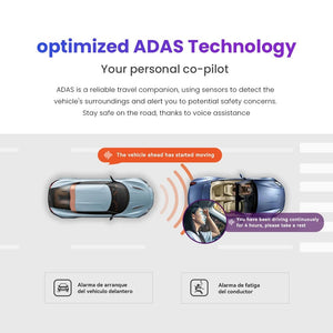 DDPAI N5 Dual Front and Rear Dash Cam 4K Ultra HD GPS ADAS Night Vision - stepyours.com