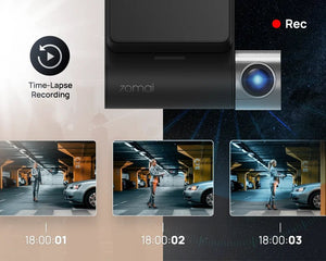70mai Dash Cam Pro Plus A500S 1944P ADAS GPS 140FOV Front and Rear Cam - stepyours.com