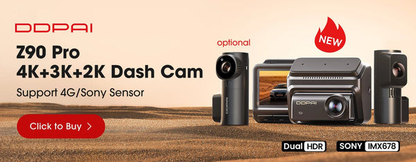 DDPAI Z50 Pro Dash Cam 4K Car DVR With 3 Inch IPS Screen GPS ADAS WiFi - stepyours.com
