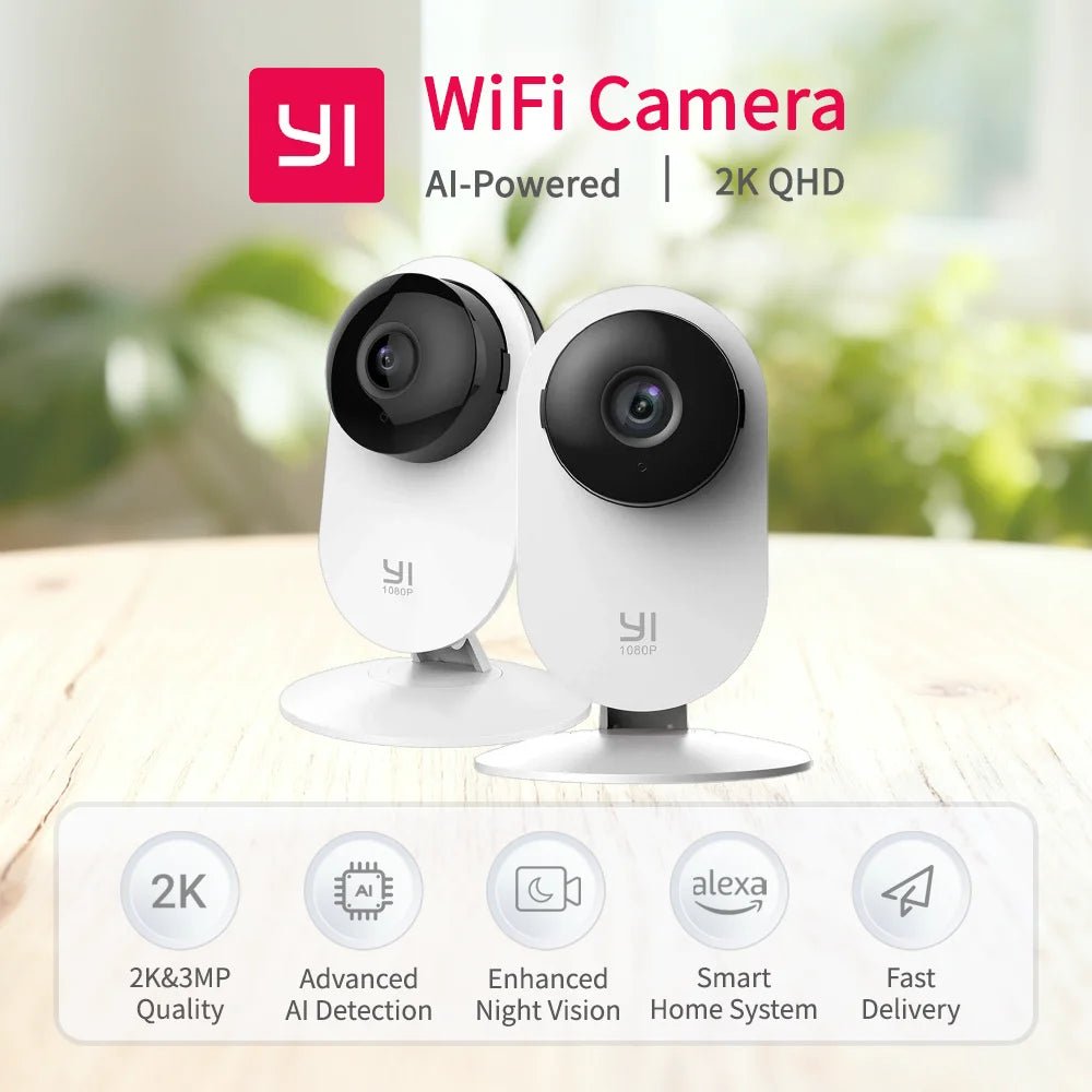 Yi Pro Camera Kit 2K Duo 3MP AI Security Cameras Pet Detection Two Way Audio - stepyours.com