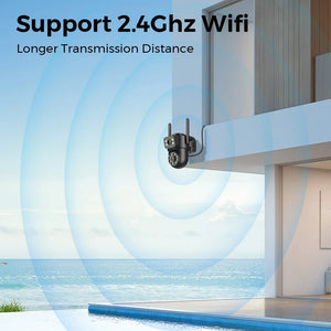 ANBIUX 8MP Dual Lens WiFi Camera - AI Human Detection Outdoor PTZ Security - stepyours.com