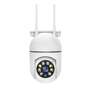8MP WiFi Outdoor PTZ Security Camera 4X Zoom AI Human Tracking Two Way Audio - stepyours.com