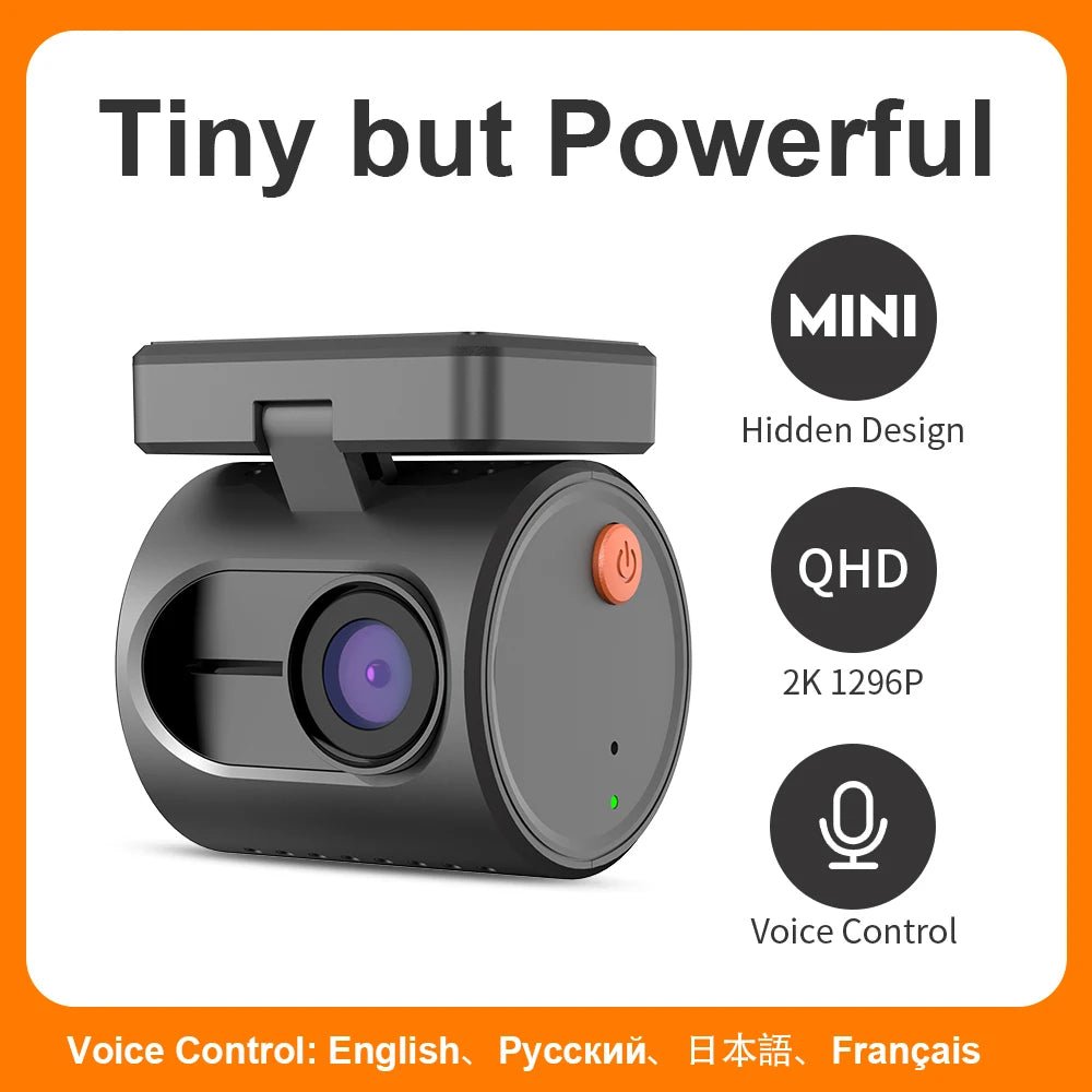 Kawa 2K Dash Cam Mini 3 for Cars Night Vision WiFi App - stepyours.com