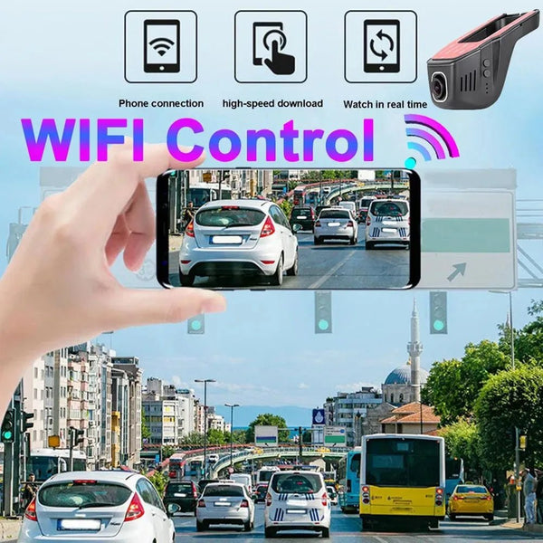 4K 2160P WiFi Car DVR Dash Cam 24H Parking Monitor App Control - stepyours.com