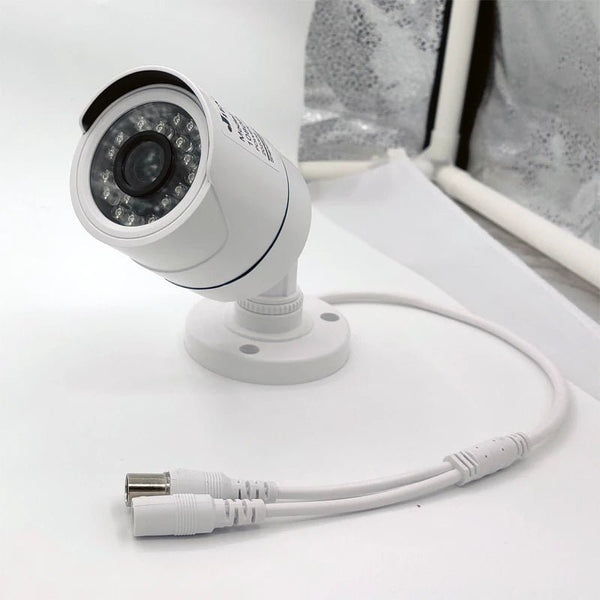 Jienuo 4K AHD CCTV Camera Outdoor Indoor IP66 Night Vision 5MP Home Surveillance - stepyours.com
