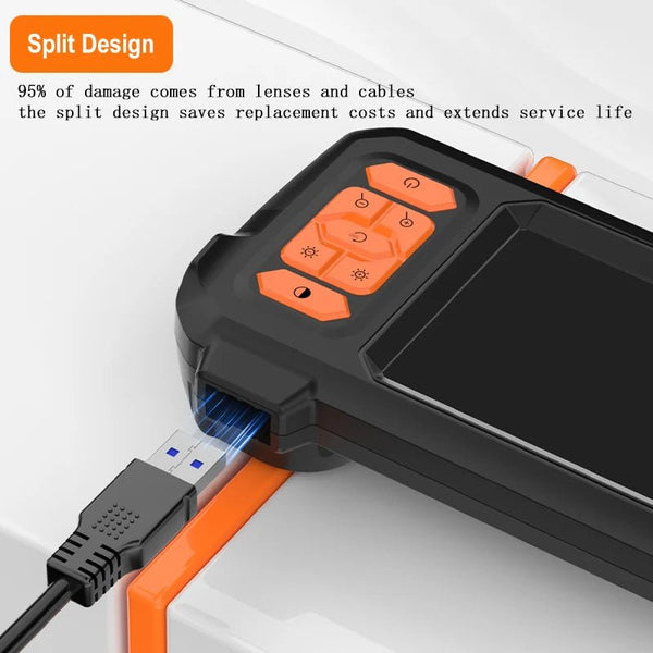 Endoscope Camera 4.3 Inch Screen HD1080P Borescope 100m Cable - stepyours.com