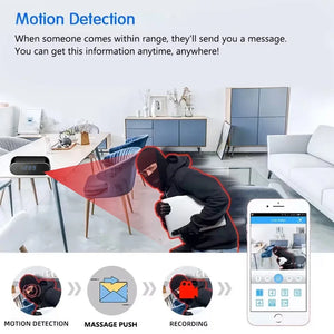 New 4KHD Mini WiFi Camera for Improved Clarity, Infrared Night Vision, Remote Viewing, Motion Detection, Wireless Mini Camera by stepyours.com