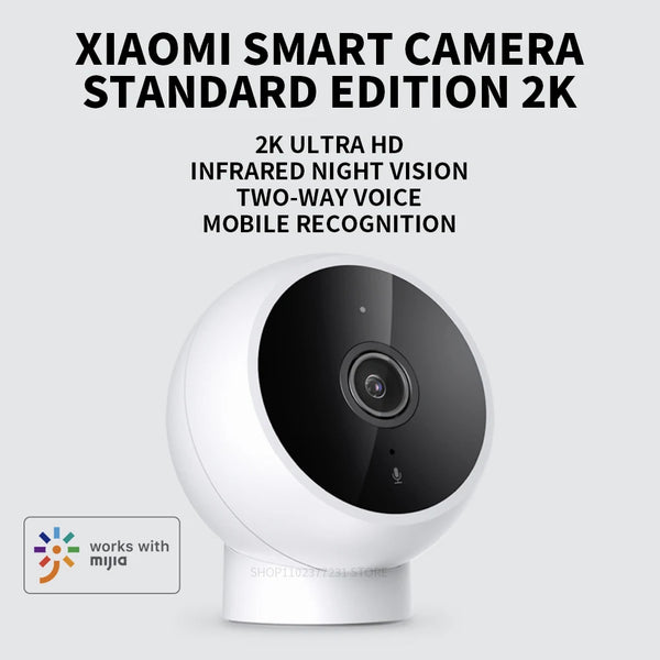 Xiaomi Smart IP Camera Standard Edition 2K HD Night Vision AI Alarm - stepyours.com