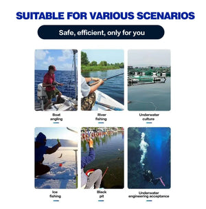 Portable Fish Depth Finder Handheld 1080P Underwater Camera With 4.3 Inch LCD - stepyours.com