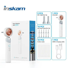 Smart Ear Camera Endoscope 90 Degree Rotatable Head With 1080P HD View 12 Heads - stepyours.com