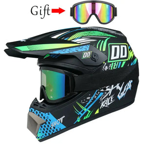 Orz Motocross Off Road Helmet — product view 3