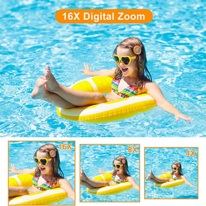 HD 1080P Kids Beginner Camera LCD 16X Zoom Compact Rechargeable - stepyours.com