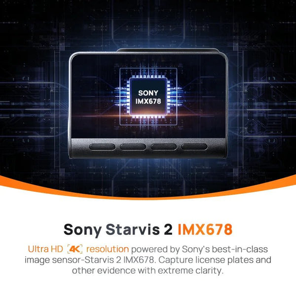 70mai 4K Dash Cam A810 Front Rear Set With 4G LTE UP04 GPS ADAS DVR - stepyours.com