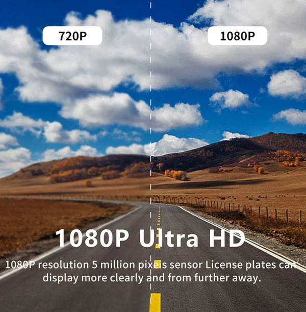 1080P WiFi Dual Dash Cam Front Inside Car with IR Night Vision Loop Recording - stepyours.com