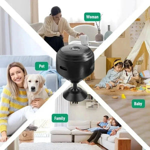 A9 HD WiFi Mini Surveillance Camera - 1080P Wireless Home Security.Add Hooks - stepyours.com