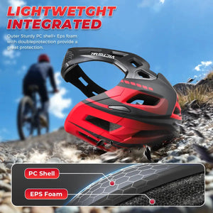 Kids Detachable Full Face Cycle Helmet — product view 2