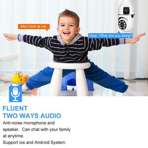 8MP E27 Bulb WiFi Camera - Color Night Vision With 8X Zoom And Dual Lens - stepyours.com
