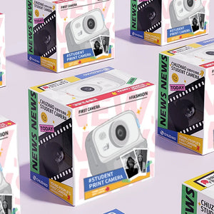 Joytrip Kids Color Instant Print Camera No Ink Thermal Paper HD Video Gift - stepyours.com