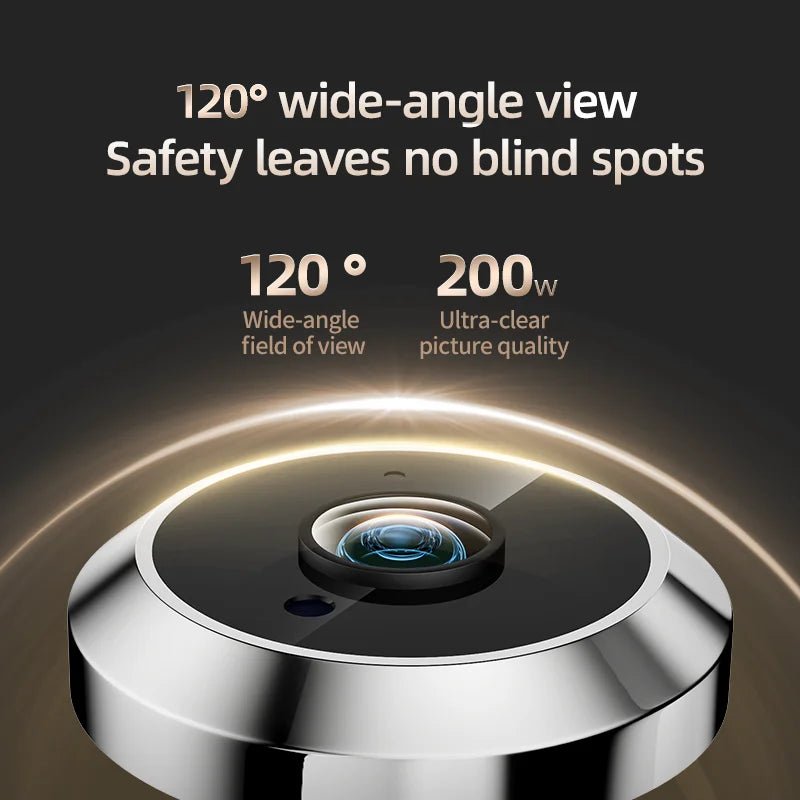 Danmini 4.3 Inch Visual Doorbell Peephole 1080P Camera - stepyours.com