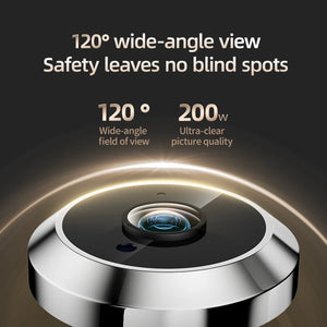 Danmini 4.3'' Visual Doorbell Peephole 1080P Camera App Remote Control Digital Cat Eye Night Vision Outdoor Monitor Door Viewer by stepyours.com