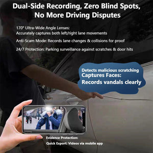 4 Channel WiFi Dash Cam for Cars Front and Rear Interior 360 DVR - stepyours.com
