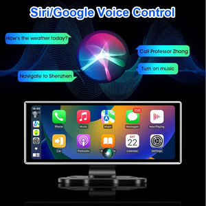 11.26 Inch 4K Dual Lens Dash Cam With Wireless CarPlay Android Auto GPS WiFi - stepyours.com