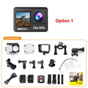Ourlife 5K Action Camera 4K60FPS 2 Inch Touch Screen WiFi 30M Waterproof Bicycle - stepyours.com