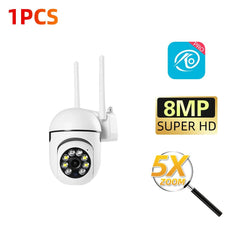 OKam Pro Indoor 8MP WiFi IP Camera - Smart Tracking And 355 Degree Pan - stepyours.com