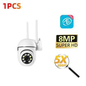 OKam Pro Indoor 8MP WiFi IP Camera - Smart Tracking And 355 Degree Pan - stepyours.com