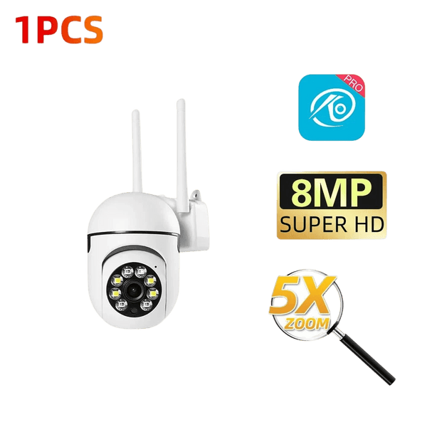 OKam Pro Indoor 8MP WiFi IP Camera - Smart Tracking And 355 Degree Pan - stepyours.com