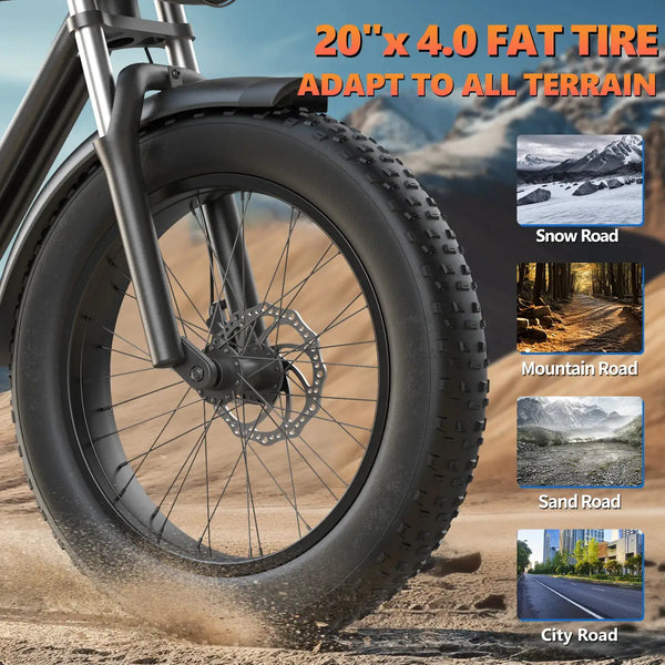 Kickwey Pro Fat Tire Ebike — product view 5