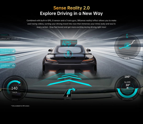 DDPAI Z40 Dash Cam Car Camera Sony IMX335 1944P GPS WiFi 360 Rotation - stepyours.com