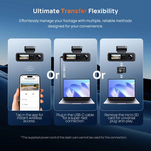70mai T800E 4K Dash Cam 3 Channel Car DVR With Rear And Interior 1080P HDR GPS - stepyours.com