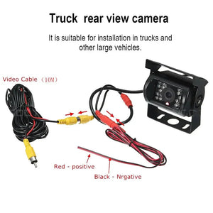 12 To 24V IR Back Up Camera Night Vision For RV Truck Car With 7 Inch Monitor - stepyours.com