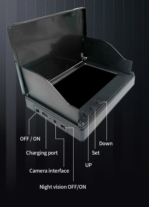 Heerak Handheld Depth Finder Underwater Camera With Night Vision For Anglers - stepyours.com