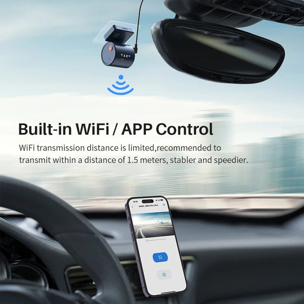 2K Kawa Mini 3 Pro Car Dash Cam With WiFi App Parking Mode And Voice Control - stepyours.com