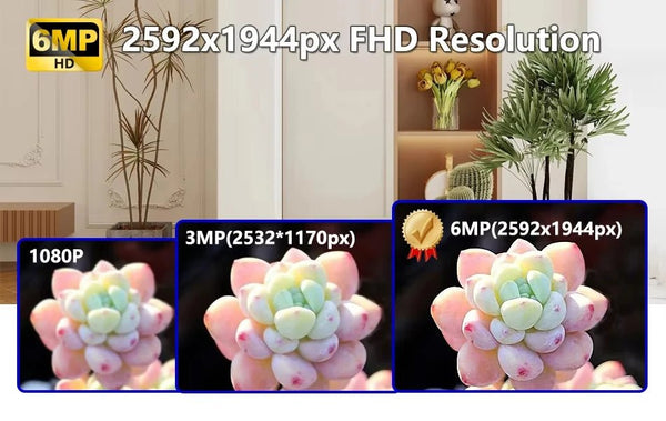 Tuya 5G WiFi IP Camera Indoor 6MP Auto Tracking 6x Zoom Night Vision - stepyours.com