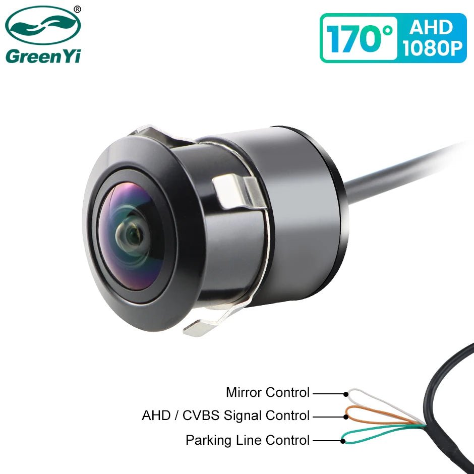 GreenYi AHD 1080P Car Back Up Camera 170 Fisheye Night Vision Universal G301 - stepyours.com