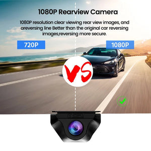 10 Inch Car DVR Touch Screen Dual 1080P Front And Rear Rearview Mirror Camera - stepyours.com