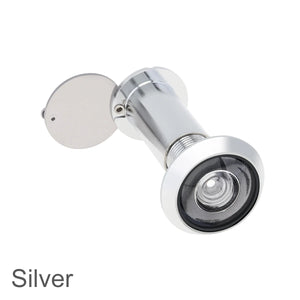 16mm 200 Degree Door Viewer HD Glass Lens Wide Angle Security Door Peephole with Drill Bit Set for Doors 1.57-2.56inch Thickness by stepyours.com