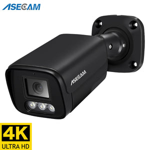 ASECAM 4K 8MP IP Camera Outdoor PoE AI Humanoid Detection Surveillance Hooks by stepyours.com