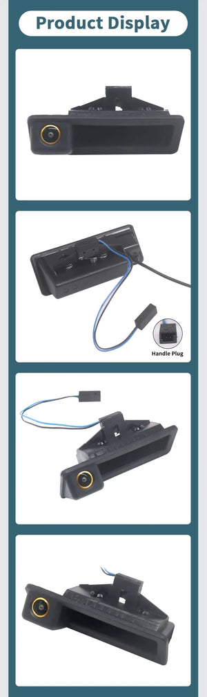 AHD 1080P 170 Rear View Camera Trunk Handle For BMW 3 5 Series X5 X6 Waterproof - stepyours.com