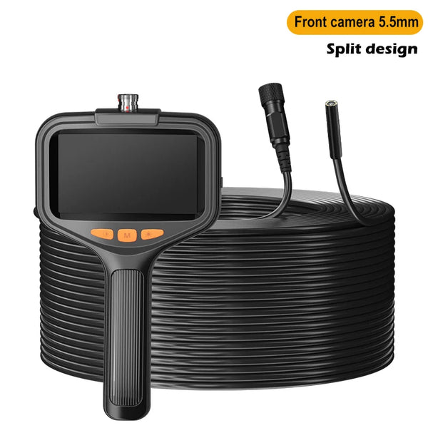Four Point Three Inch Industrial Endoscope Camera 1080P HD 50m Rigid Cable - stepyours.com
