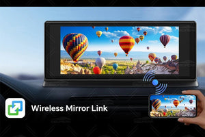 K8 Pro 11.3 Inch Dash Cam Dual Lens 5K GPS 5G WiFi Ultimate CarPlay Android Auto - stepyours.com