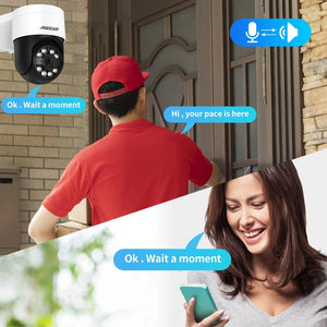 ASECAM 8MP 4K PTZ IP Camera AI Face Detection Color Night Vision Outdoor PoE - stepyours.com