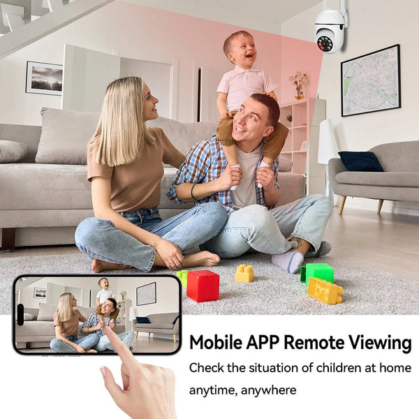 OKam Pro Indoor 8MP WiFi IP Camera - Smart Tracking And 355 Degree Pan - stepyours.com