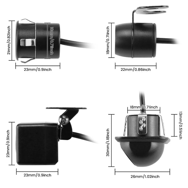 GreenYi Rear View Camera With IR Night Vision Waterproof CCD For Safer Parking - stepyours.com