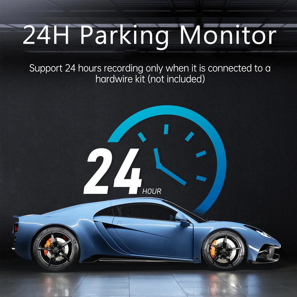 4K Dash Cam for Cars Front and Rear with WiFi GPS 24H Parking Mode - stepyours.com