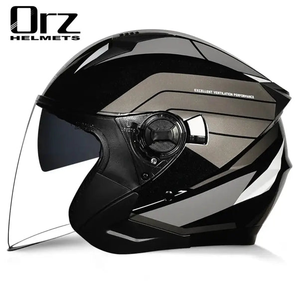 Unisex Open Face Motorcycle Helmet — product view 5