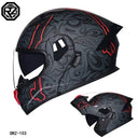 ORZ Modular Flip Helmet Dual Visor — product view 8